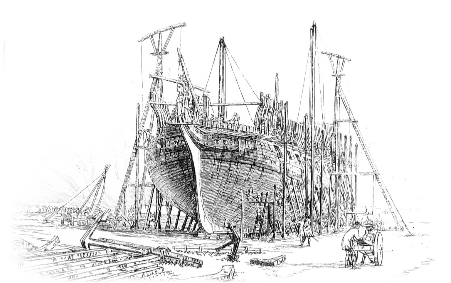 The Building Of Agamemnon Illustration