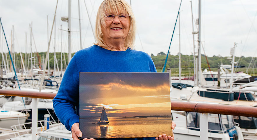 Winner Of The 2022 Competition Maggie White With The Winning Canvas News 2