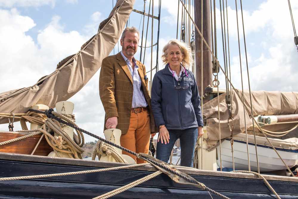Lord Ivar Mountbatten And Mary Montagu Scott On Board
