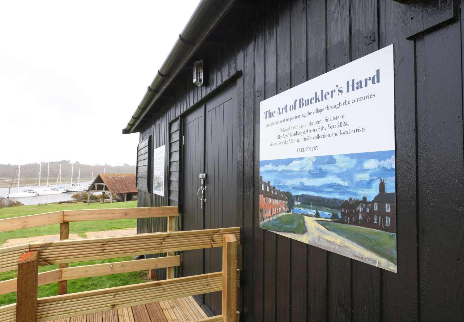The Art Of Bucklers Hard Exhibition In Bucklers Hard Village