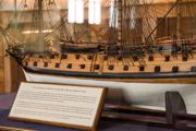 Model Of Hms Agamemnon In New Exhibitiion