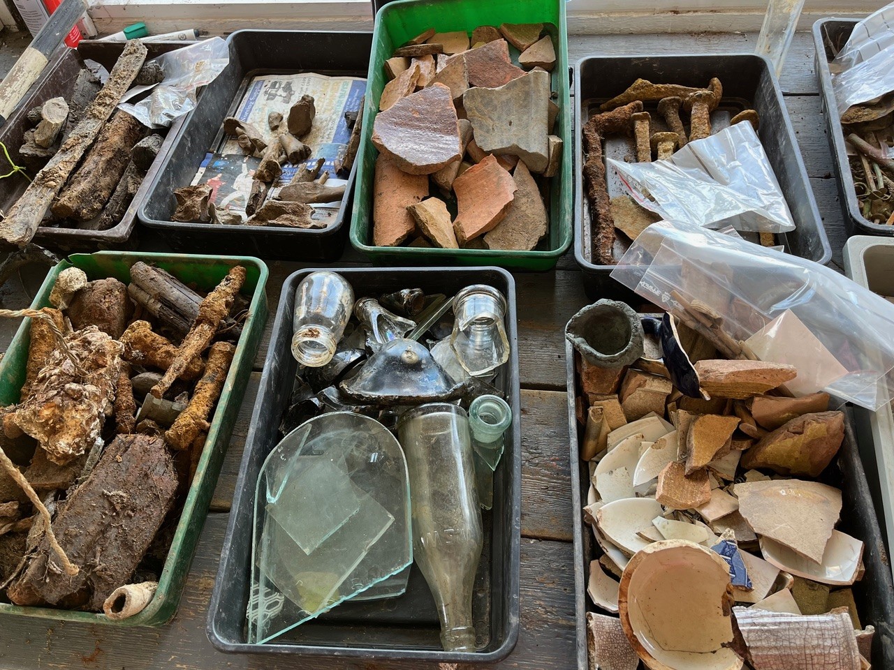 Boxes Of Finds © Buckler’S Hard Shipyard Trust