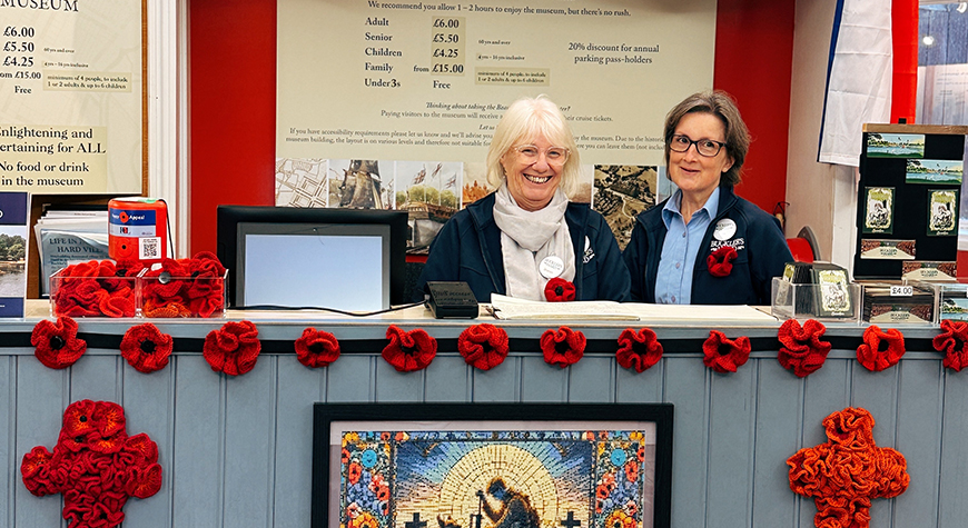 Desktop Poppy Display Outside The Bucklers Hard Museum 1