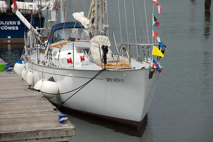 Gipsy moth iv open day at Buckler’s Hard