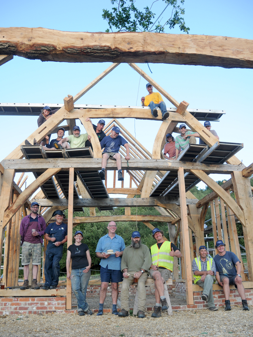 Shipwright school blog - the day of the raising