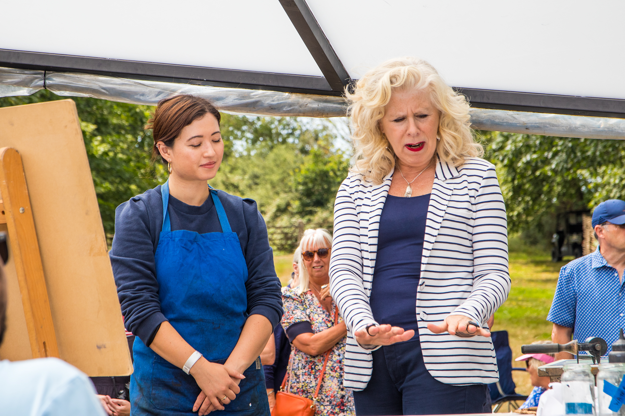 Stunning scenery of Buckler’s Hard in TV’s semi-finals of Sky Arts’ Landscape Artist of the Year